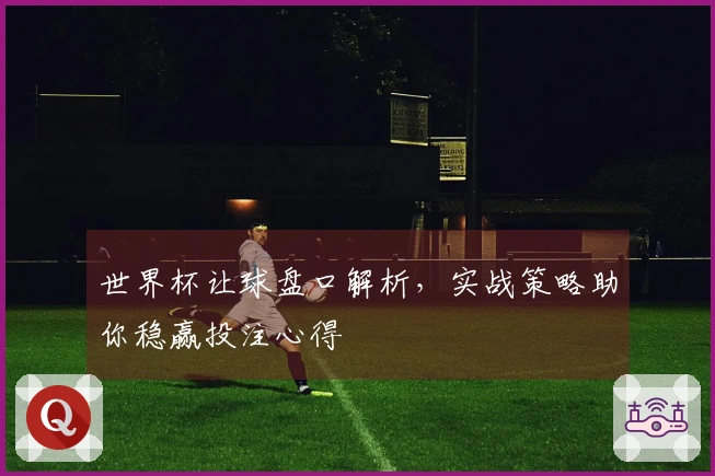 世界杯让球盘口解析，实战策略助你稳赢投注心得