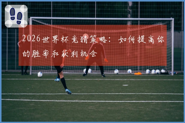 2026世界杯竞猜策略：如何提高你的胜率和获利机会